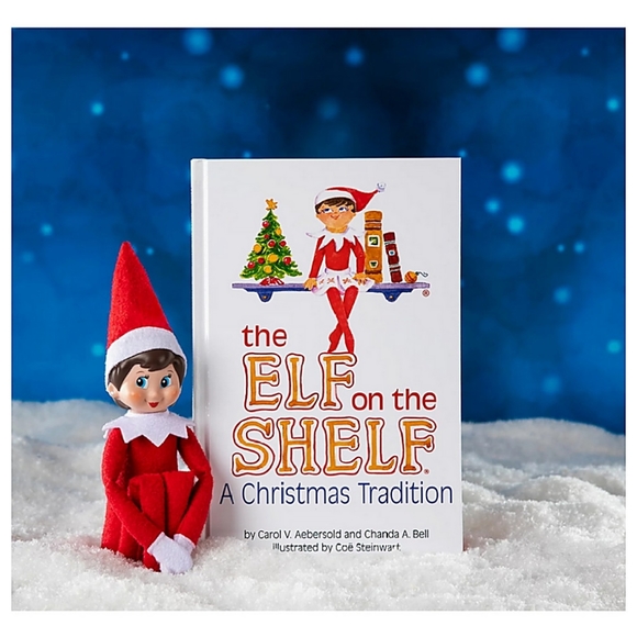 The Elf on the Shelf A Christmas Tradition Book & Blue-Eyed Girl Scout Elf - Picture 3 of 4